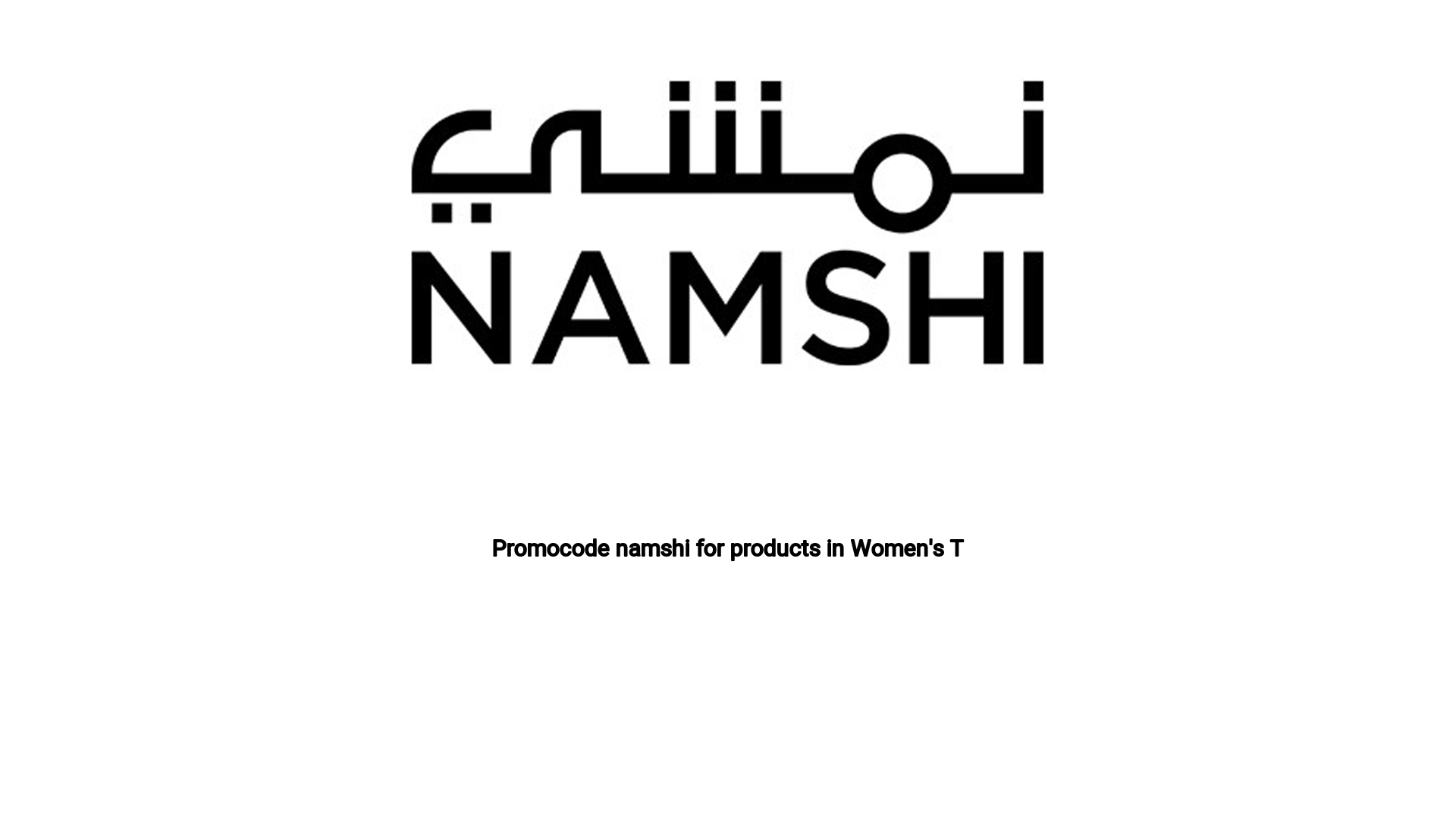 image-for-Promocode namshi for products in Women's T-Shirts & Vests