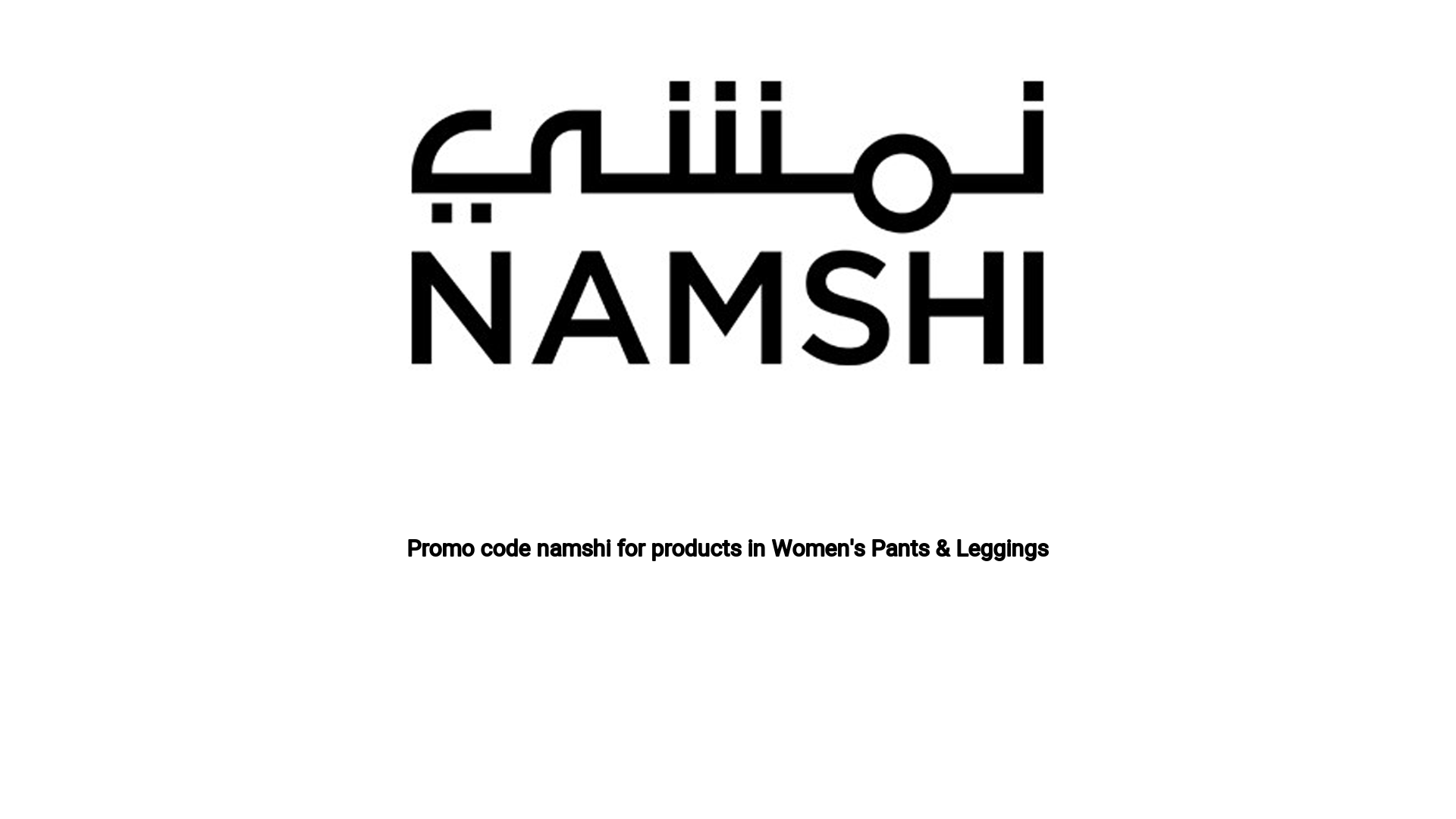 image-for-Promo code namshi for products in Women's Pants & Leggings