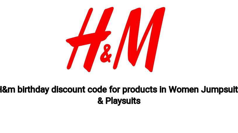 H&m birthday discount code for products in Women Jumpsuits & Playsuits