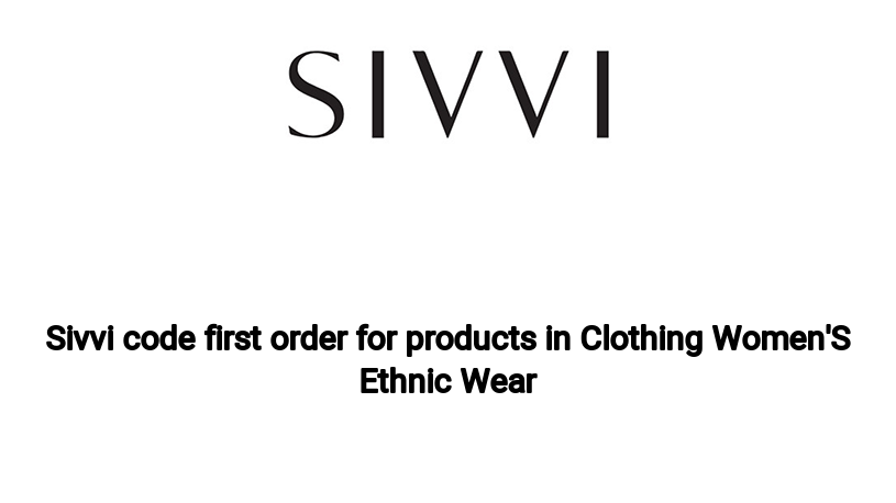 image-for-Sivvi code first order for products in Clothing Women'S Ethnic Wear