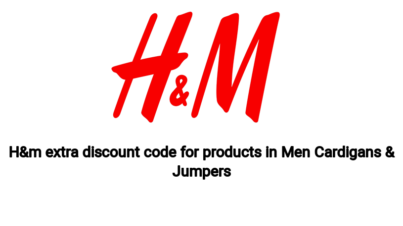 H&m extra discount code for products in Men Cardigans & Jumpers