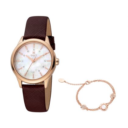 Savia Women Analog Watch Set - DC1L234L0024 SET