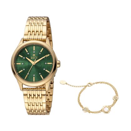 Savia Women Analog Watch Set - DC1L234M0044 SET