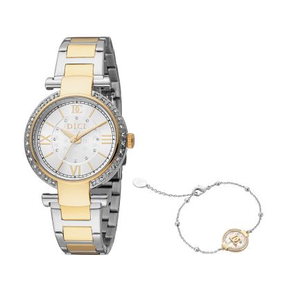 Verona Women Analog Watch Set - DC1L222M0044 SET