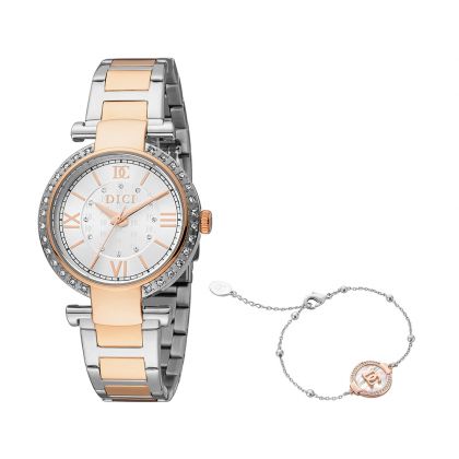 Verona Women Analog Watch Set - DC1L222M0054 SET