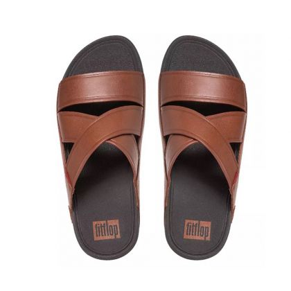 FITFLOP Chi Men Brown Slip-On Sandals - B08-277