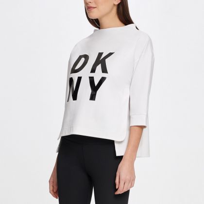 DKNY WW Sport Women Sports & Training White Sweatshirt - DP9T7103-2