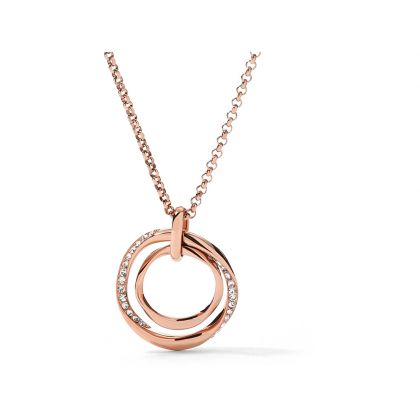 Fossil Classics Women Rose Gold Necklace - JF01301791