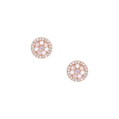 Fossil Vintage Glitz Women Rose Gold Earring - JF02906791