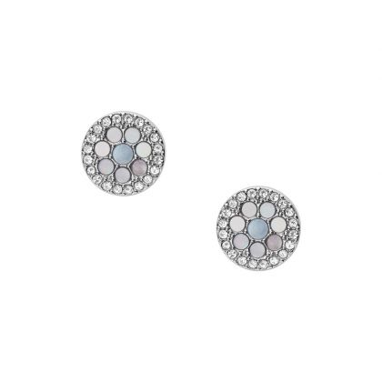 FOSSIL Blue Mosaic Women Silver Earring - JF03222040