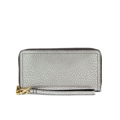 Logan Women Metallic Zip Clutch - SL6305040