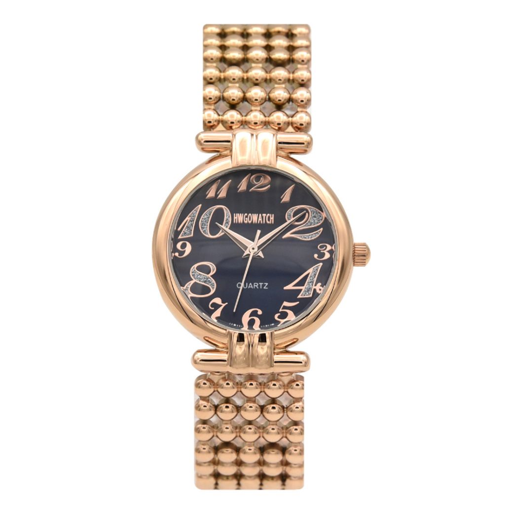 Rose Gold Women's Watch Navy Blue 21019