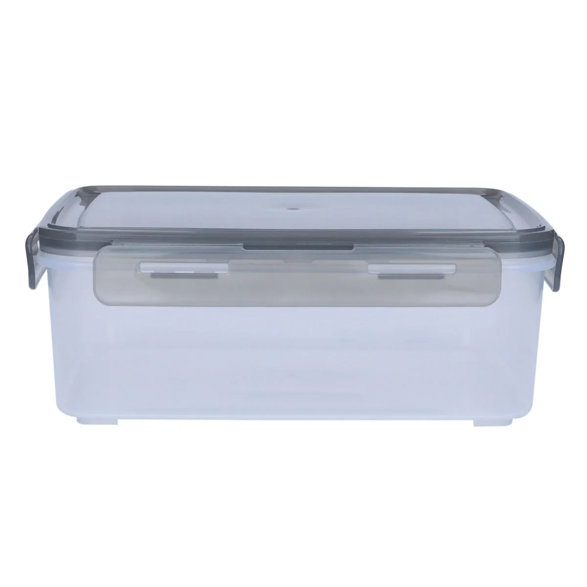 2500ml Rectangular Gray Plastic Food Container