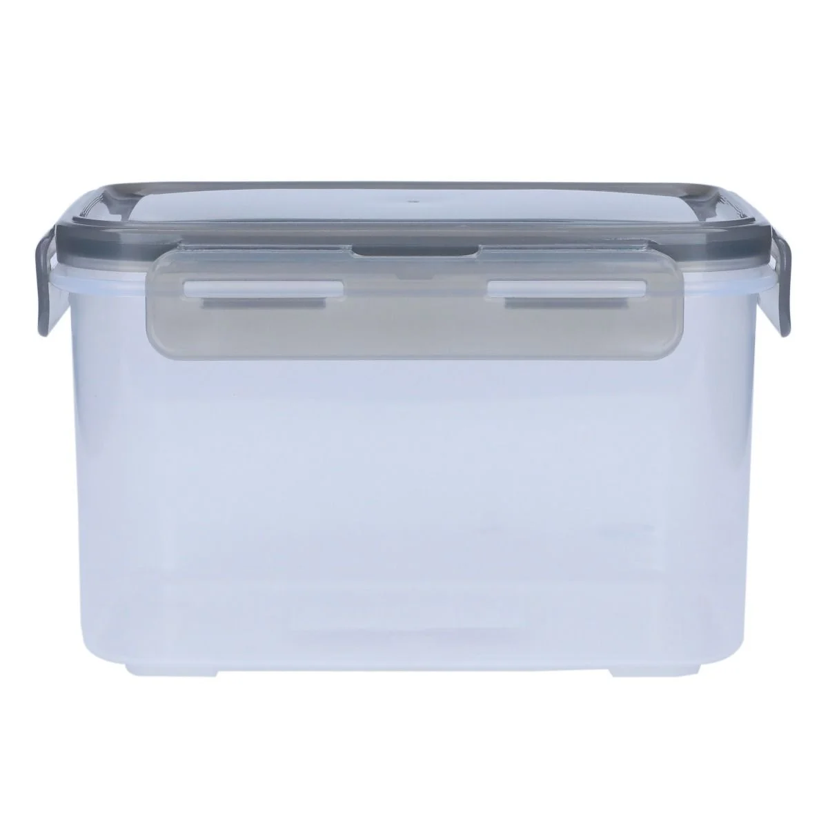 Rectangular Gray Plastic Food Container 1600ml