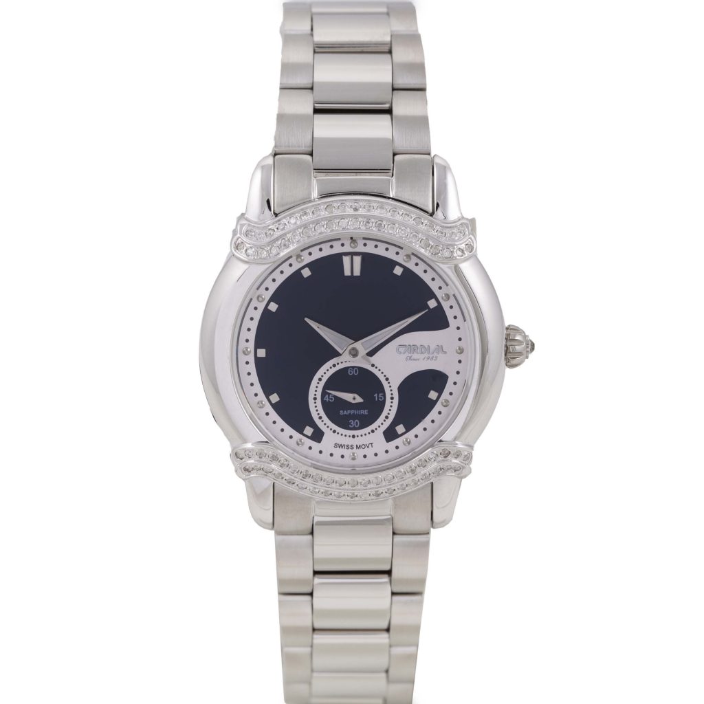 Women's Silver Cardial Diamond Navy Watch 20518