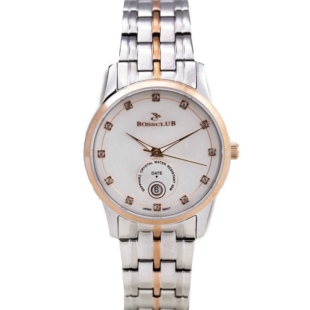 Rose Gold Women's Silver Watch 20344