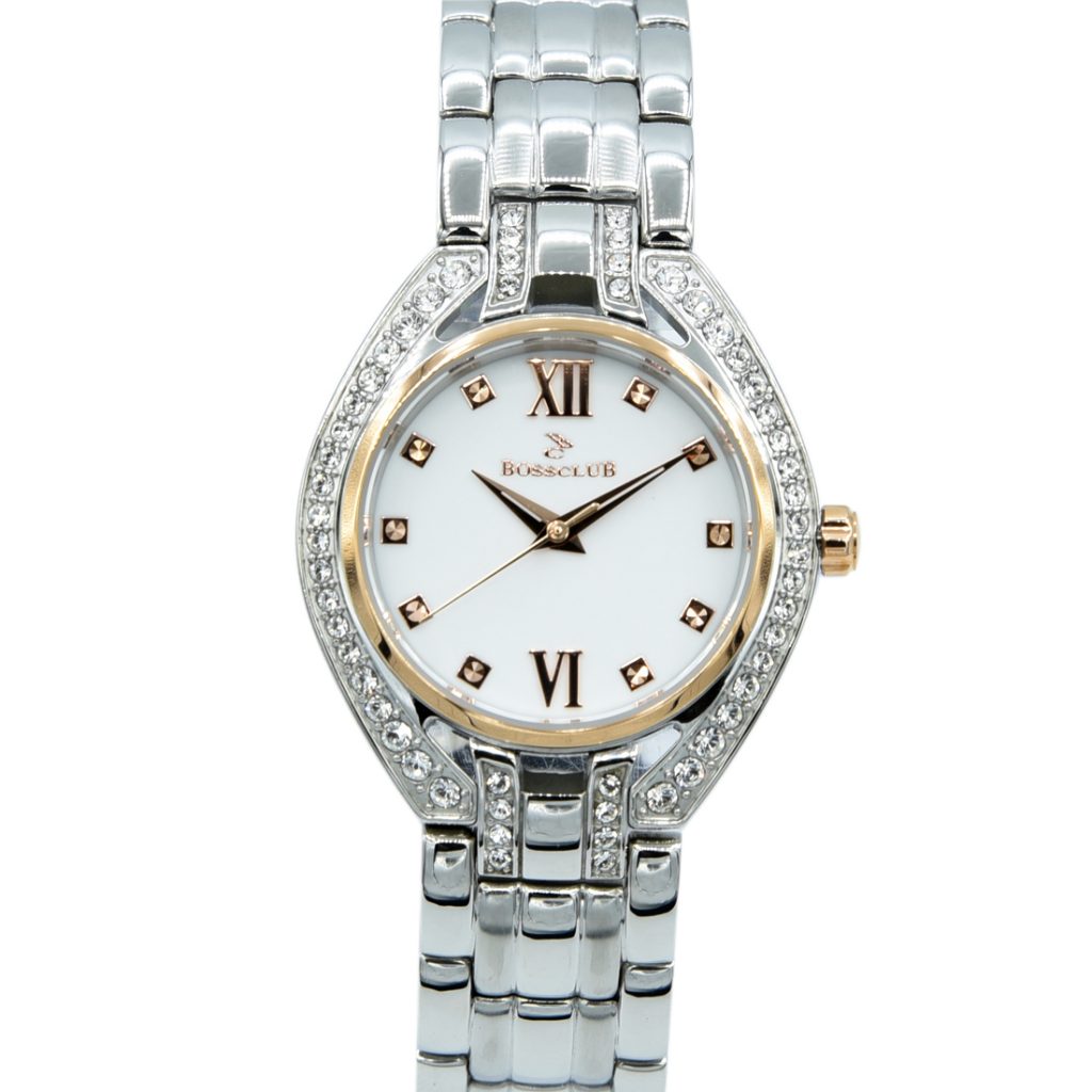 Women's watch silver white dial 20425