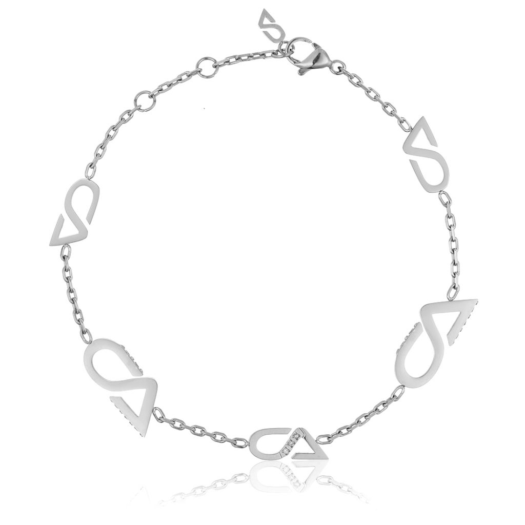 Silver Diamond Bracelet 224413