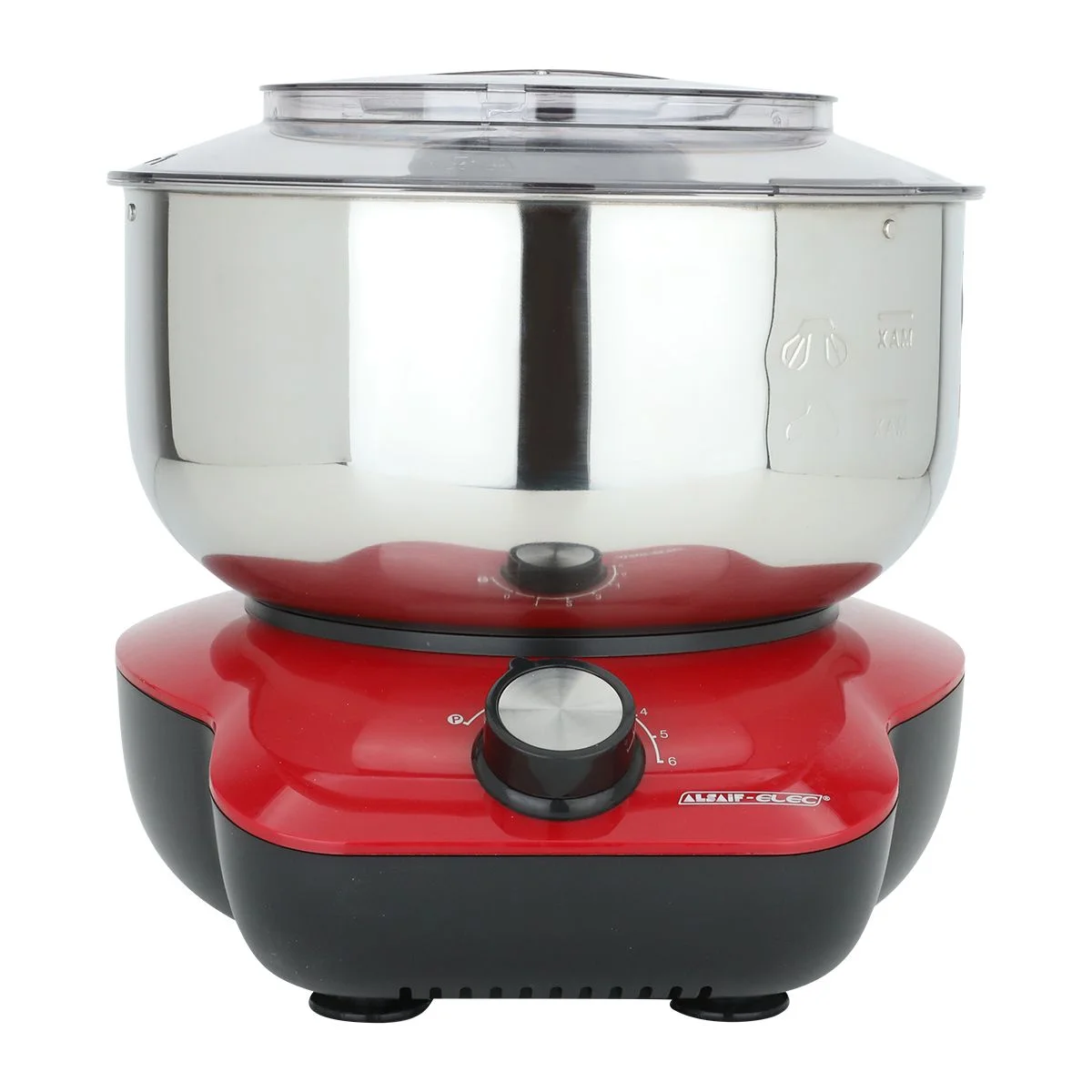 Crown electric stand mixer red 5 liters 6 speeds