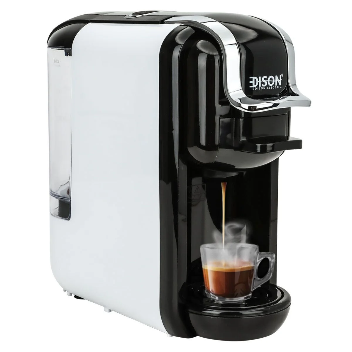 Edison Coffee Maker 0.6 Liter White 1450 Watt