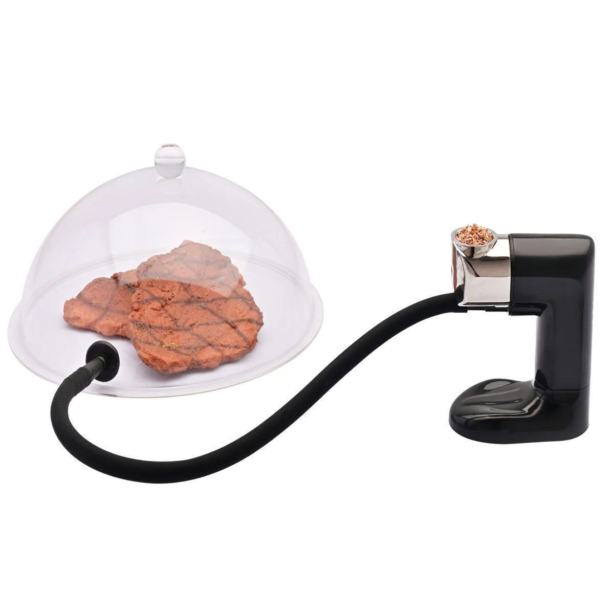 Edison black 2 watt food smoker with battery