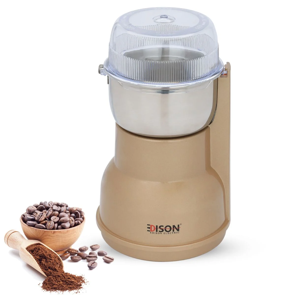 Edison coffee grinder large gold 250W