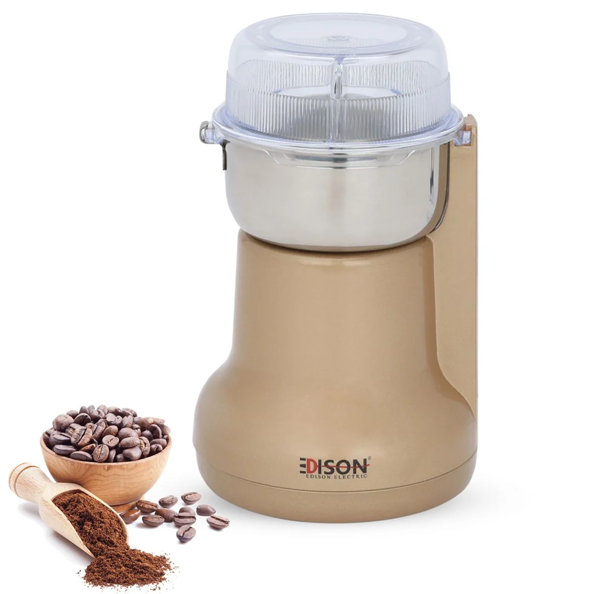 Edison Mini Gold Coffee Grinder 180W