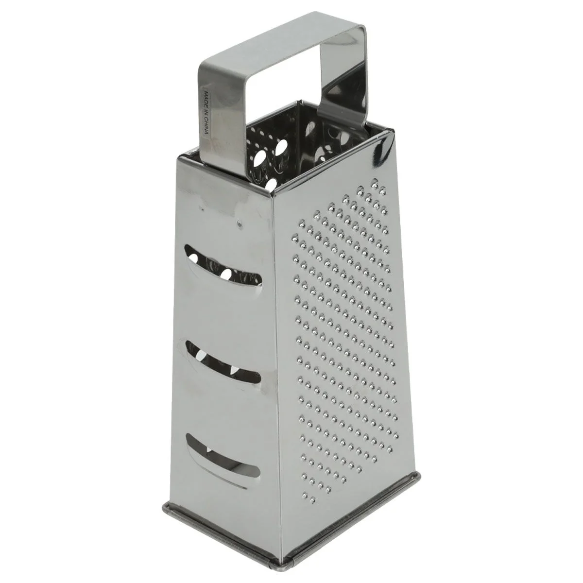 Steel grater 4 faceted steel hand