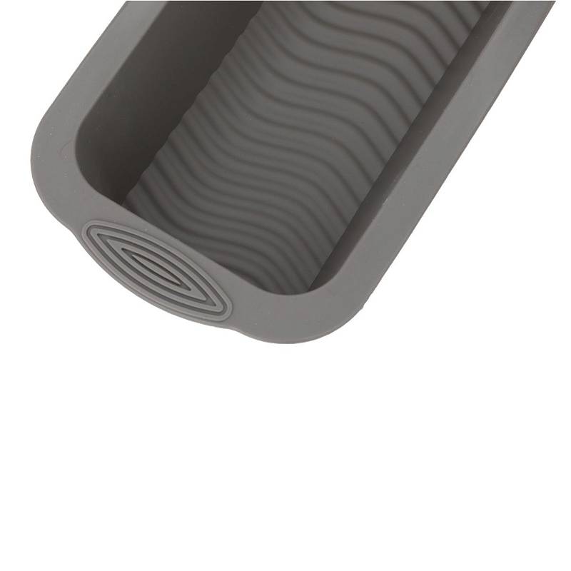 Small Deep Gray Rectangle Silicone Cake Mold