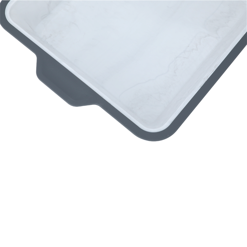 Large White Marble Hand Rectangular Deep Silicone Cake Mold