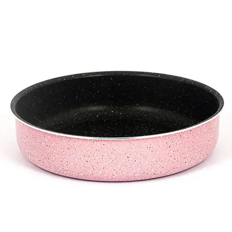 Rocky Granite Tray 26cm Pink