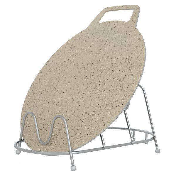 Rocky saj granite with flat handle beige crepe 40 cm 4 ml