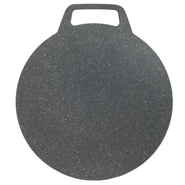 Rocky granite slate with handle 6ml flat crepe gray 45cm