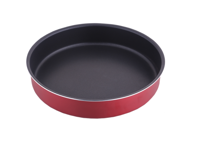 Al Saif Round Cake Tray 32 Matt Burgundy