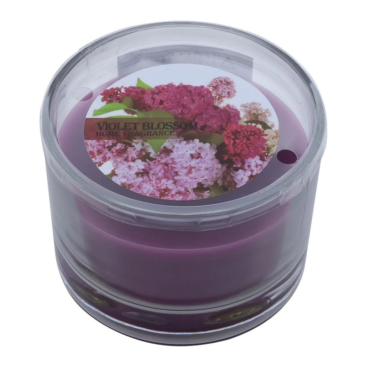 Cherry Blossom Scented Wax Three Wicks Medium Mauve