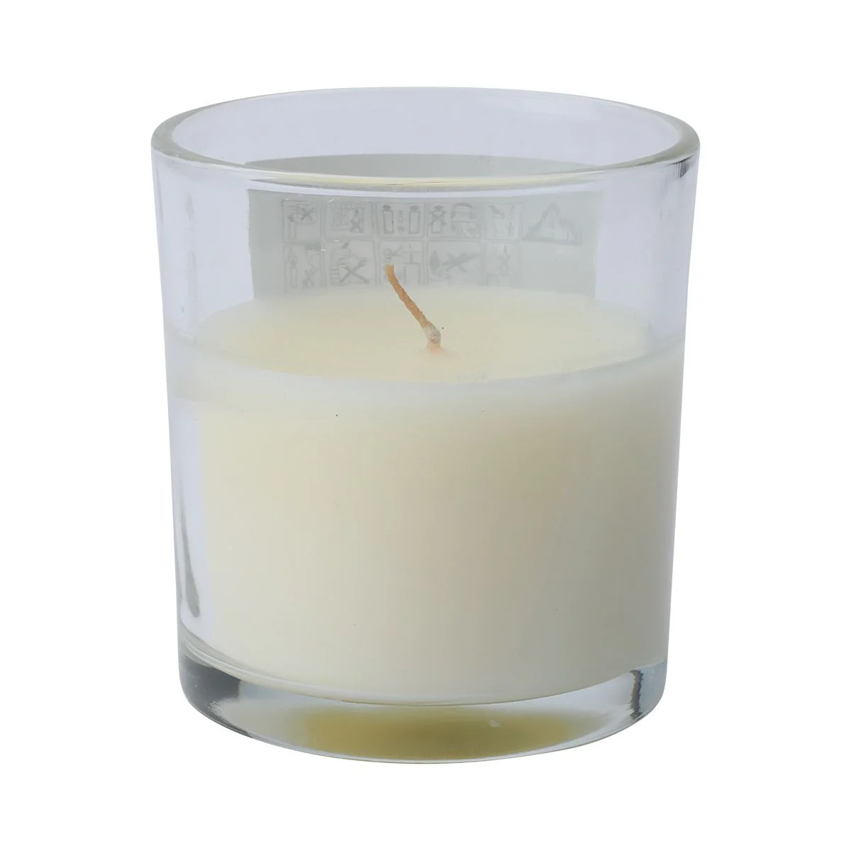 White scented small candle