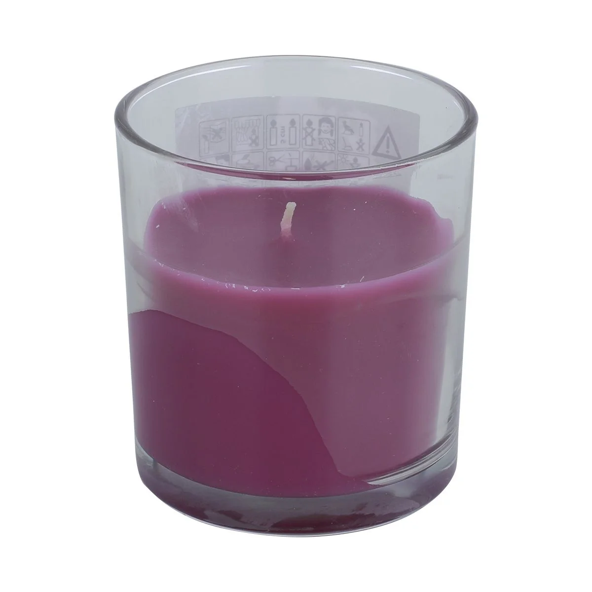 Mauve scented small candle