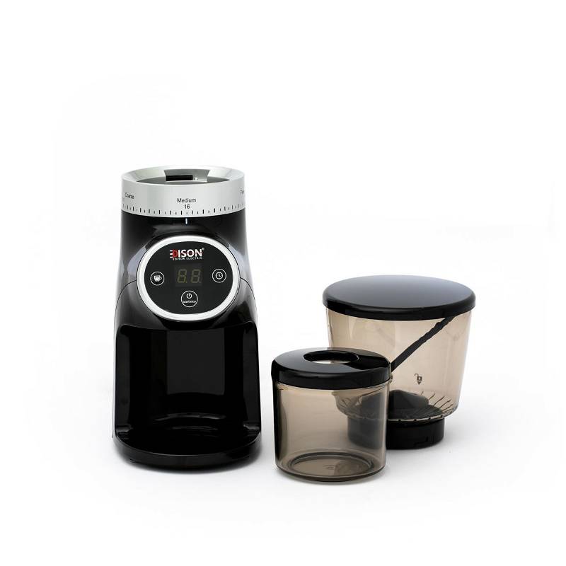 Edison digital coffee grinder 31 speed black 200 watts