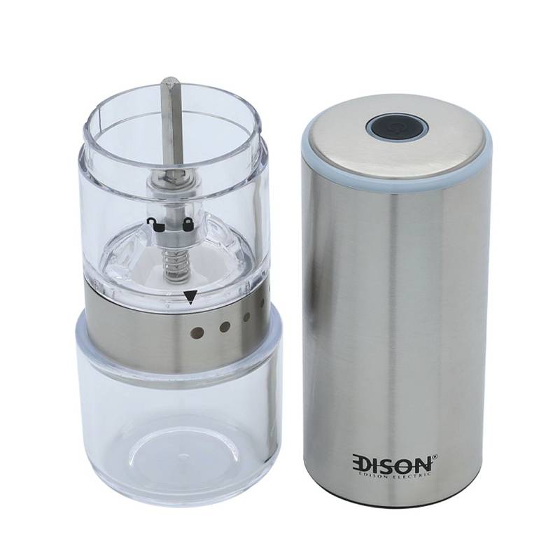 Edison Coffee Grinder 85ml Silver 4.46 Watts With USB Connection