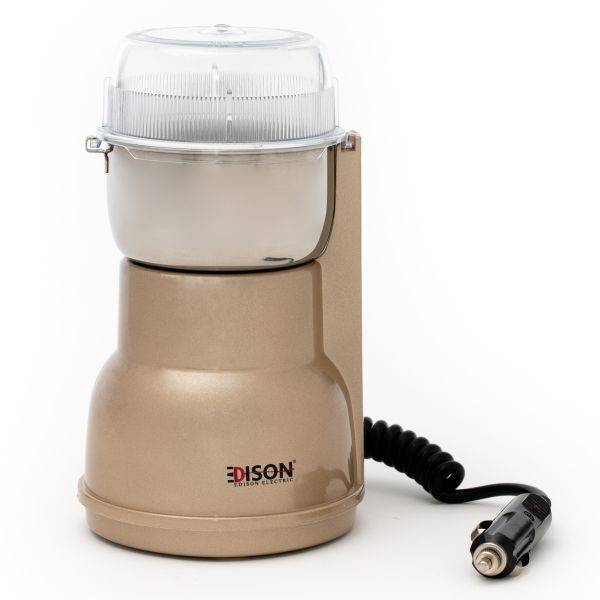 Edison Gold Coffee Grinder With Car Charger 250W