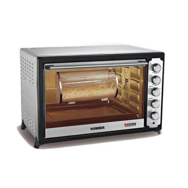 Edison Hummer Oven 100 Liter Silver Steel With Grill 2800 Watt