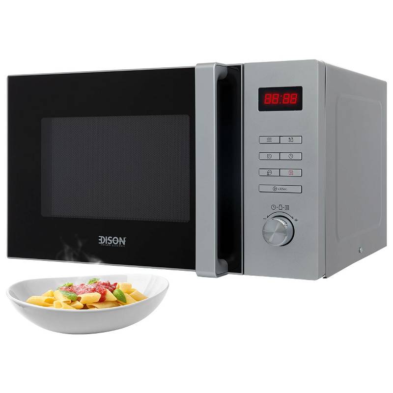 Edison Microwave Digital Silver 5 Heat Levels 25 Liter