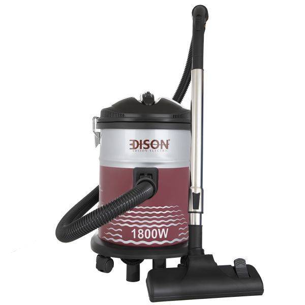 Edison Drum Vacuum Cleaner 18 Liter Red 1800 Watt