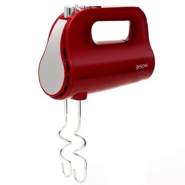 Edison Electric Hand Mixer 5 Speeds 300W Red