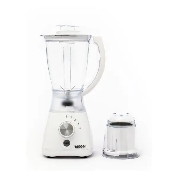 Edison Electric Blender And Grinder 1.5 Liter White 550 Watts