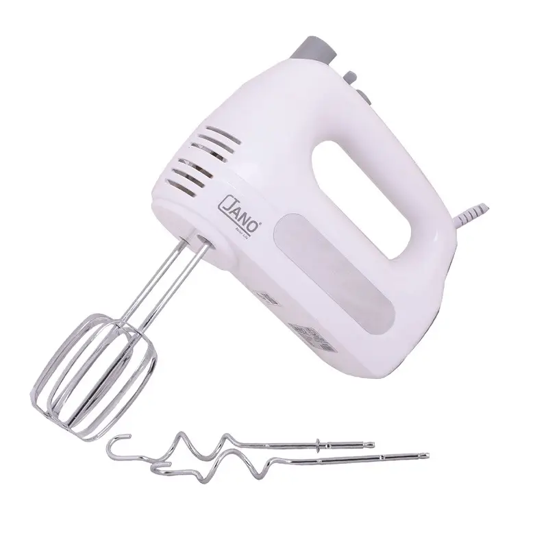 300 watt 6-speed egg beater with white turbo