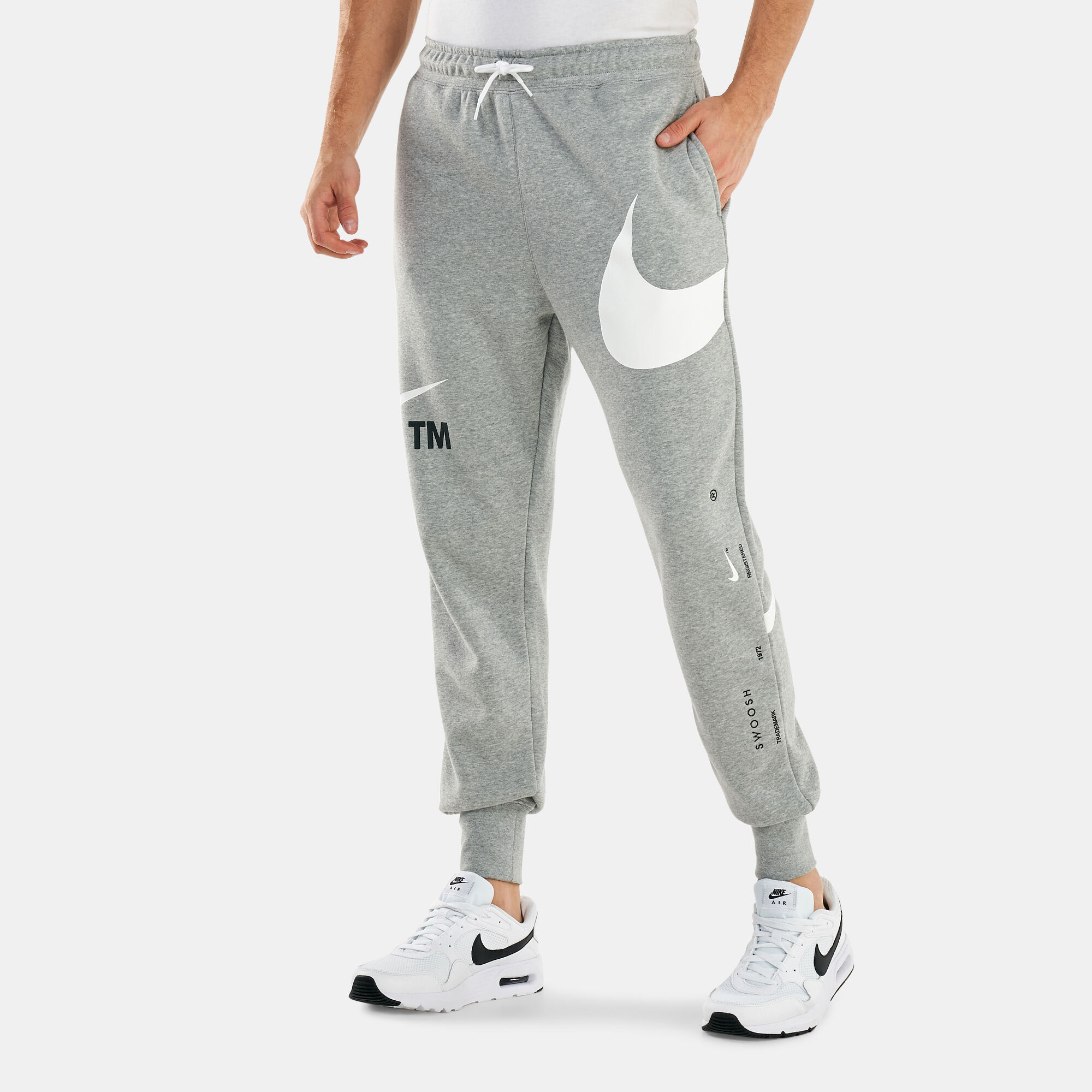 Men's Sportswear Swoosh Semi-Brushed-Back Sweatpants