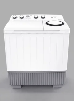 Washing Machine 12 Kg - Twin Tub Semi Automatic- White Washing Mashine With Washing, Rinse And Spinning Function Without Clothes Dryer