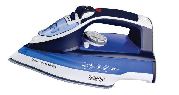 S Smart SSI401E Steam Iron, 2200 Watt - Material: CERAMIC - Blue