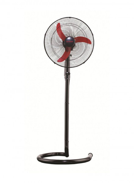 Fresh El-shabah Stand Fan, 18 Inch, 3 speeds - Red